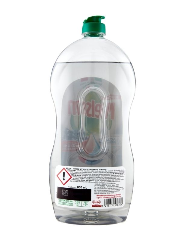 NELSEN Détergent Pour Vaisselle Charbon Actif 850Ml