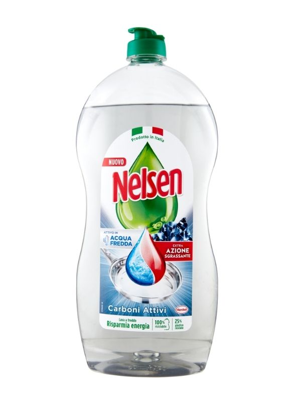 NELSEN Détergent Pour Vaisselle Charbon Actif 850Ml