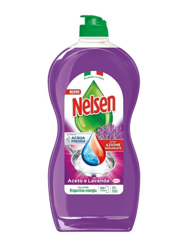 NELSEN Détergent Pour Vaisselle Lavande Et Vinaigre 850Ml