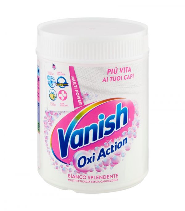 VANISH Oxi Action Additivo Bucato Bianco Splendente 500G