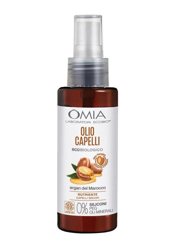 OMIA Olio Capelli Argan Del Marocco 100Ml