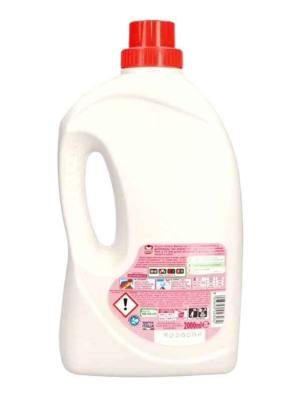 OMINO BIANCO Détergent Pour Lave-Linge Nénuphar 2000Ml