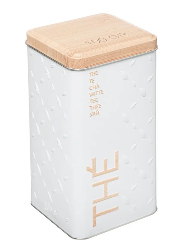 Organisateur De Cuisine En Métal Blanc Scandinavian Nature Tea 8.5X17Cm