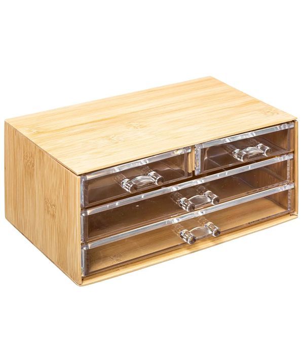 Linea SELENA Organizer Per Gioielli Con Box In Bamboo 24X15Cm