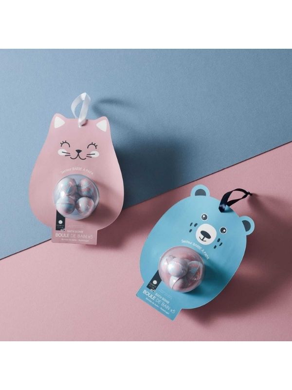  Bathbomb Dans Le Style Kawaii Pour Les Enfants 4 Pièces - Assorti