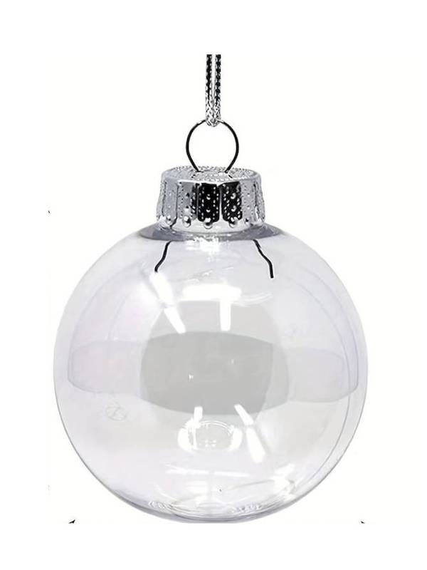 20 Weihnachtskugeln 5Cm - Transparent