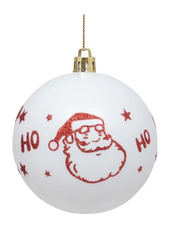 Weihnachtskugel Weihnachtsmann 8Cm