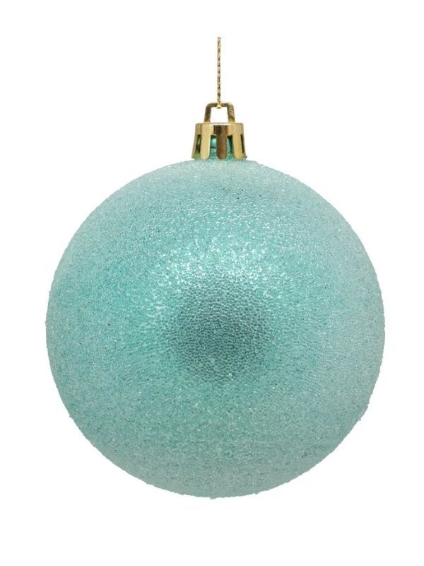 Weihnachtskugel Grüner Glitter 8Cm