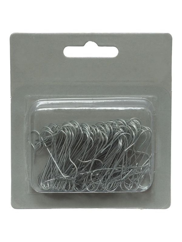Ganci Per Palline Di Natale Argento 100 Pezzi 
