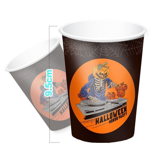 Halloween-Geschirr Horrorbrille 6 Stücke 