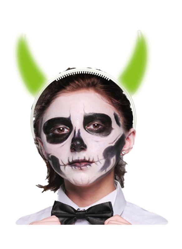 Bandeau D'Halloween Klaxons Au Néon 