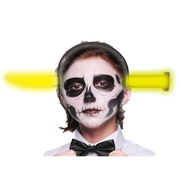 Cerchietto Di Halloween Coltello Fluo 