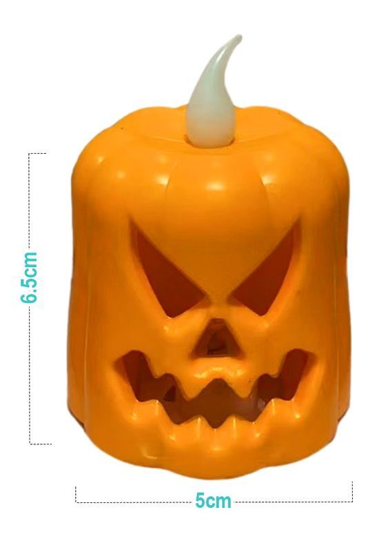 Déco Halloween Luminosa Candela A Forma Di Zucca 