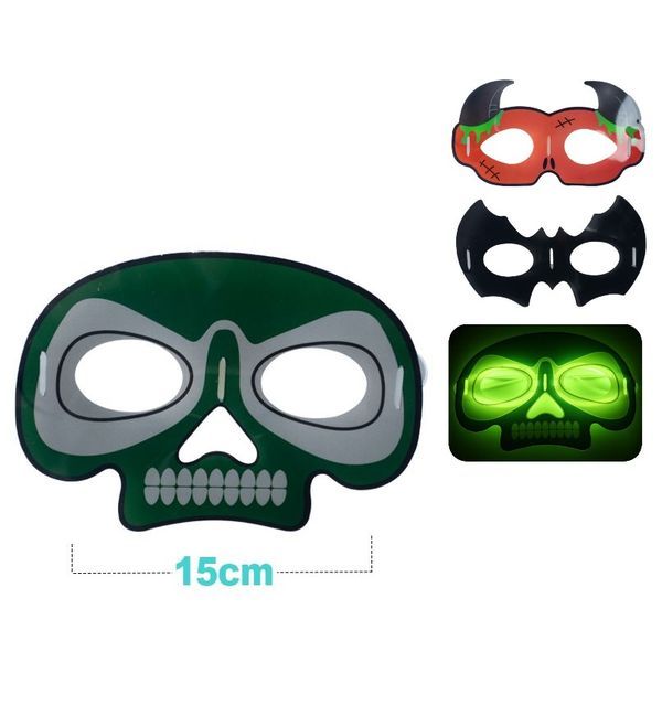 Masque D'Halloween Avec Lumières - Assortis