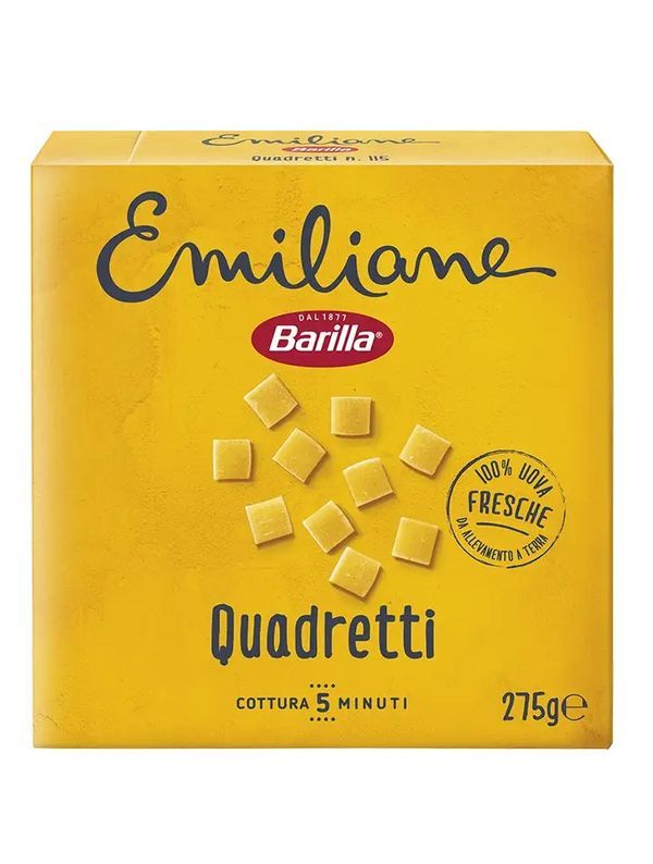 BARILLA Emiliane Eierpasta Quadretti 275G