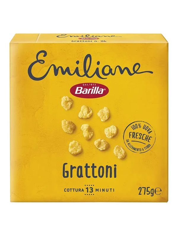BARILLA Emiliane Pâtes Aux Oeufs Grattoni 275G
