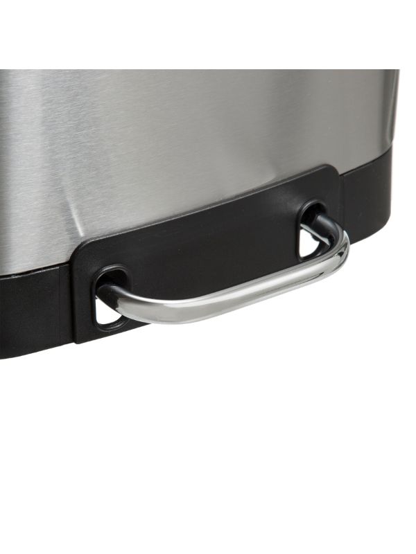 Poubelle à pédale Ariane en métal et acier inoxydable 6 l