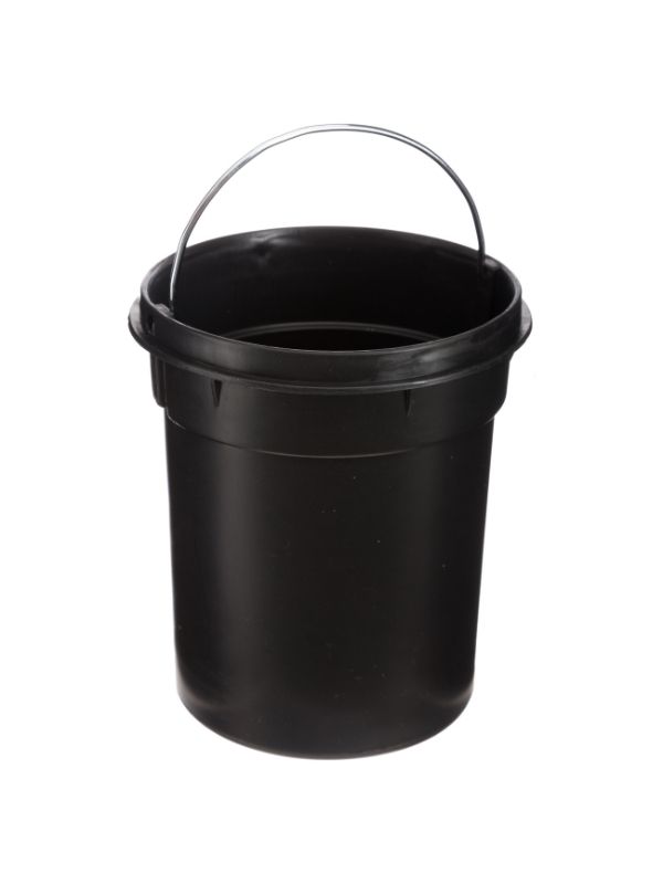 Poubelle à pédale Natureo Métal et Bambou Blanche 3l