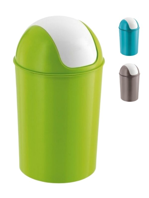Poubelle Dôme 7L - Assortis