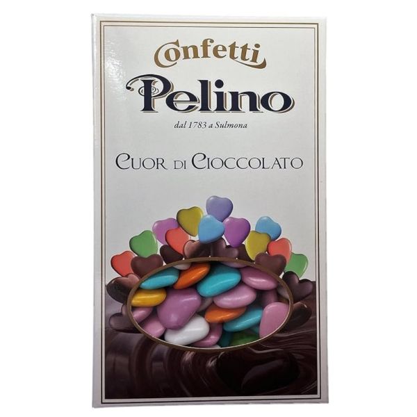 Pelino Konfetti Buntes Schokoladenherz 300g