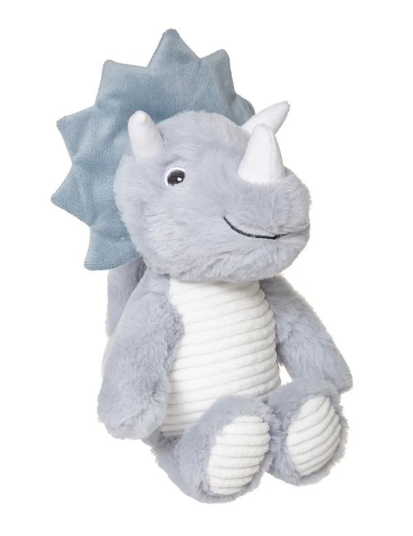 Grauer Plüsch-Dinosaurier 32Cm
