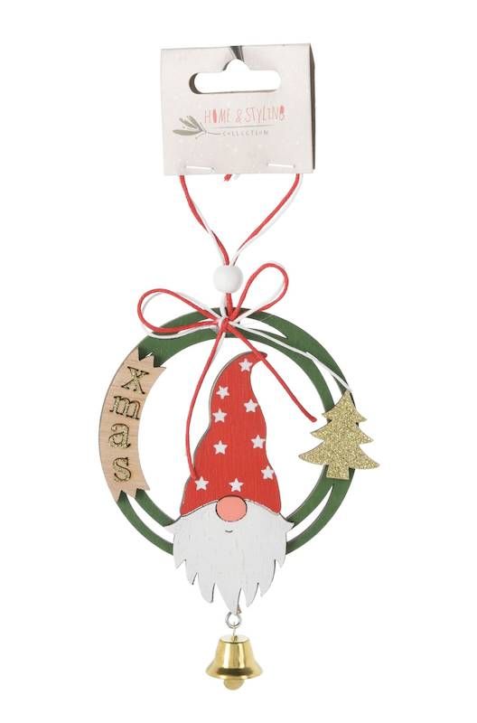 Weihnachtsanhänger Holz 8Cm - Sortiert