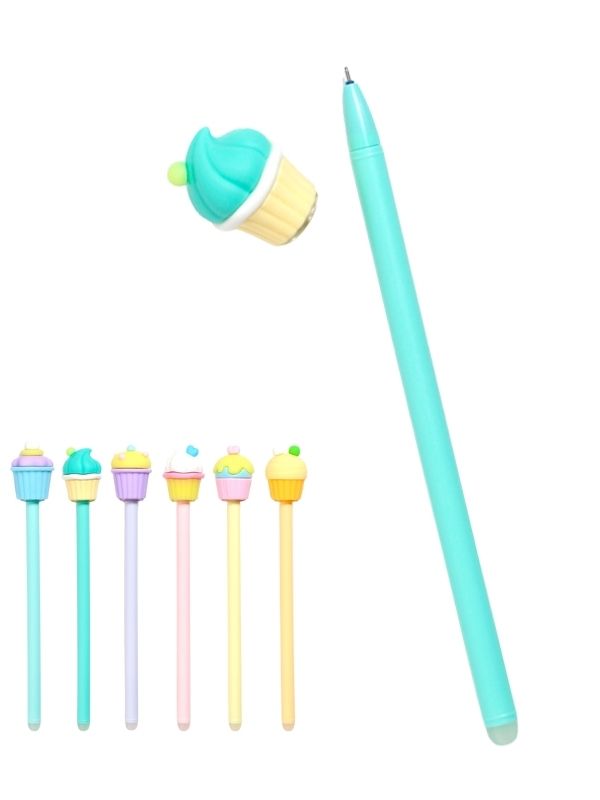 Stylo Effaçable Kawaii Inkredible Cupcake - Assortis