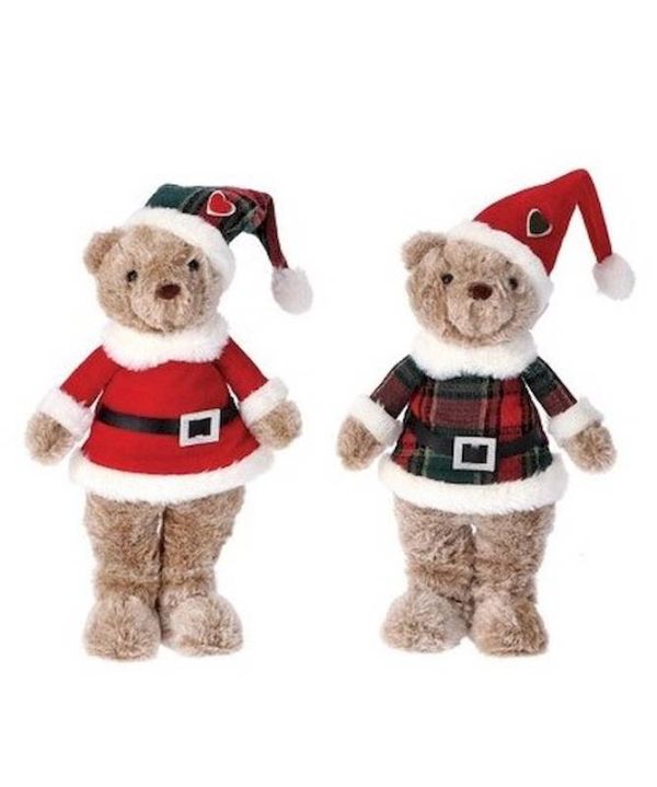 Orsetto Natalizio In Peluche 50Cm - Assortito