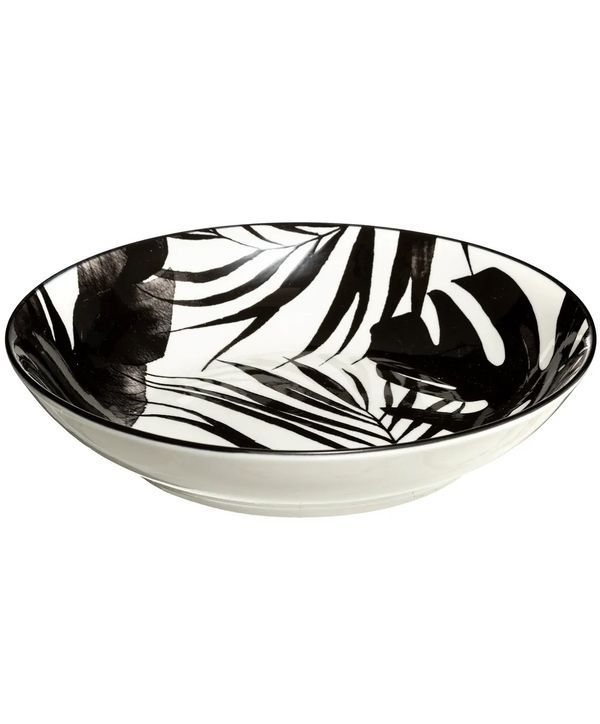Suppenteller Palm Schwarz 20Cm