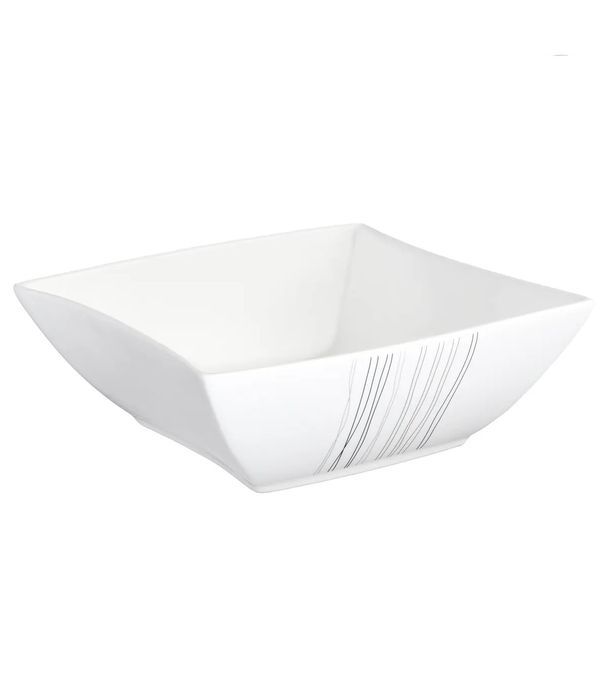 Assiette Basse Lines Carré 15X14.5Cm