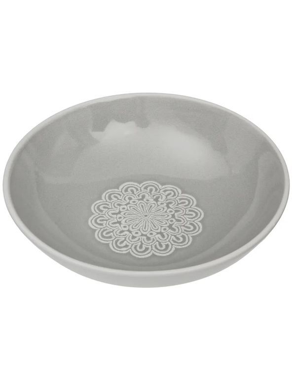 Assiette Basse Hacienda Gris 20.5Cm