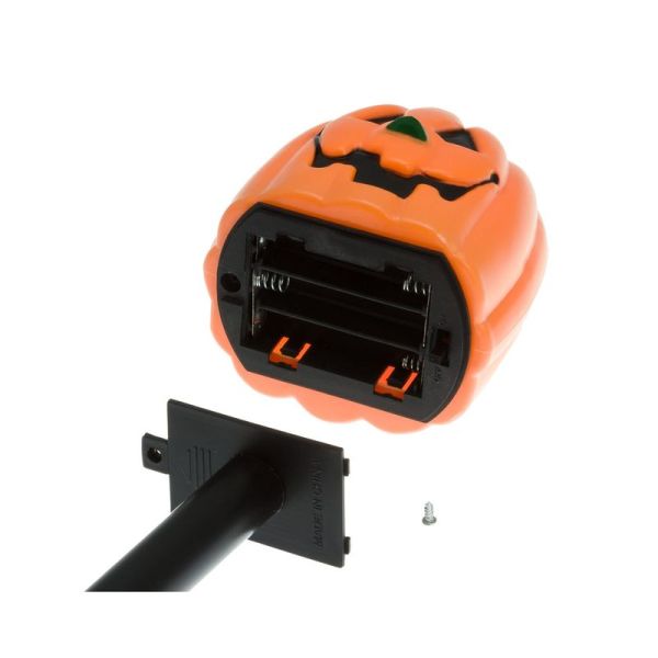 Bastoncino Da Giardino Con Zucca Di Halloween E Luce LED Bianca Calda 