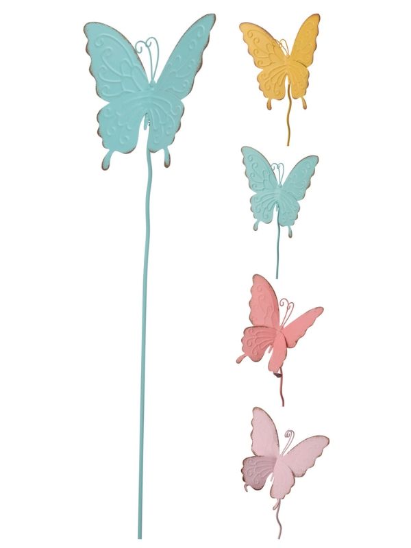 Pick Déco Per Giardino Farfalla 59cm - Assortito