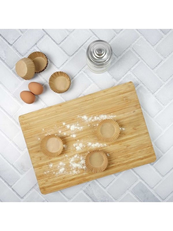 Article De Pâtisserie Moules À Muffins En Papier Kraft Écologique 60 Pièces 