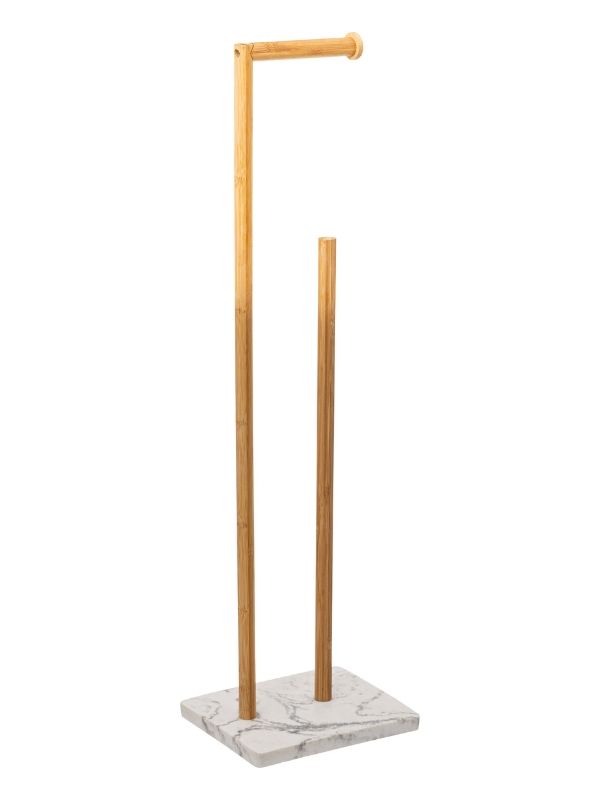 Portarotolo Carta Igienica Con Riserva Léa Bianco 78cm