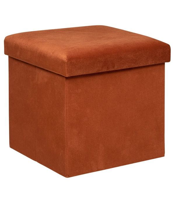Aufbewahrungspuff Lilou Amber 38X38Cm