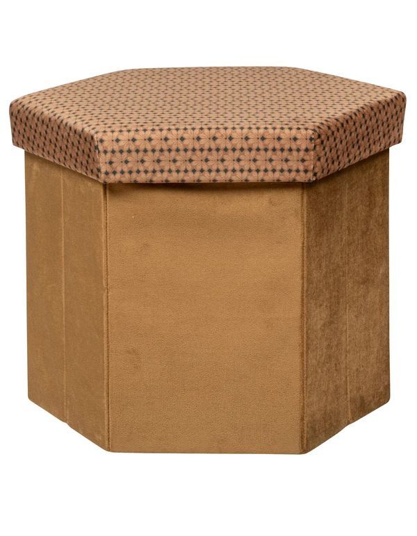 Pouf Contenitivo Caramello 40X38Cm