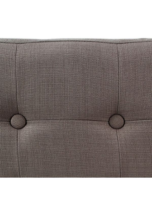 Pouf Déco Pieghevole Lysandre Grigio 76X38Cm