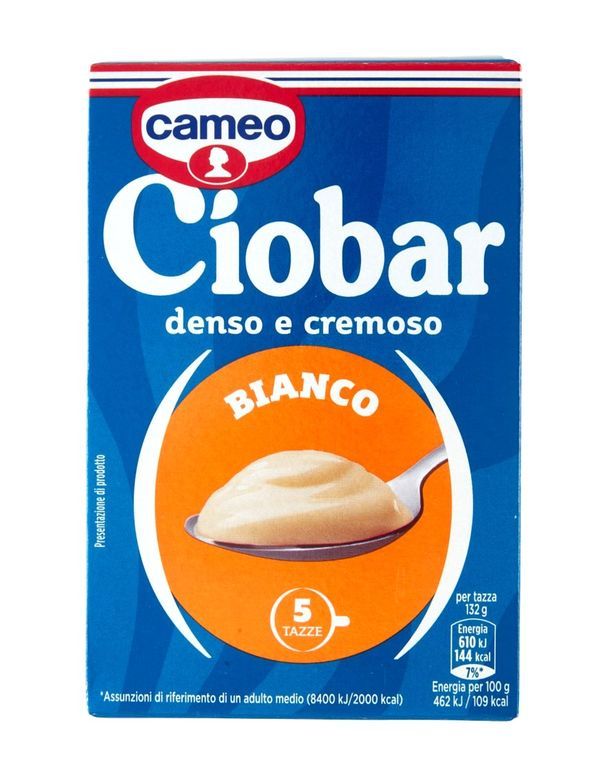 CAMEO Ciobar Cioccolato Bianco 125G