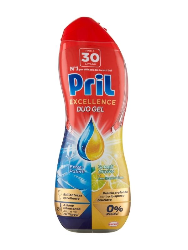 PRIL Excellence Duo Gel Lave-Vaisselle Citron 540Ml