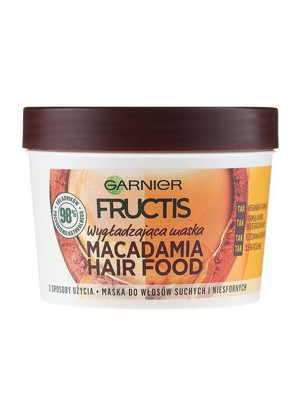 GARNIER Hair Food Masque Macadamia 390Ml