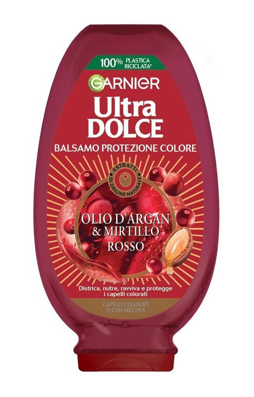 GARNIER Ultra Dolce Balsamo Olio Argan E Mirtillo Rosso 200Ml