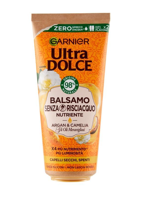 GARNIER Ultra Dolce Spülung Ohne Kohlensäure Argan Und Kamelie 200Ml