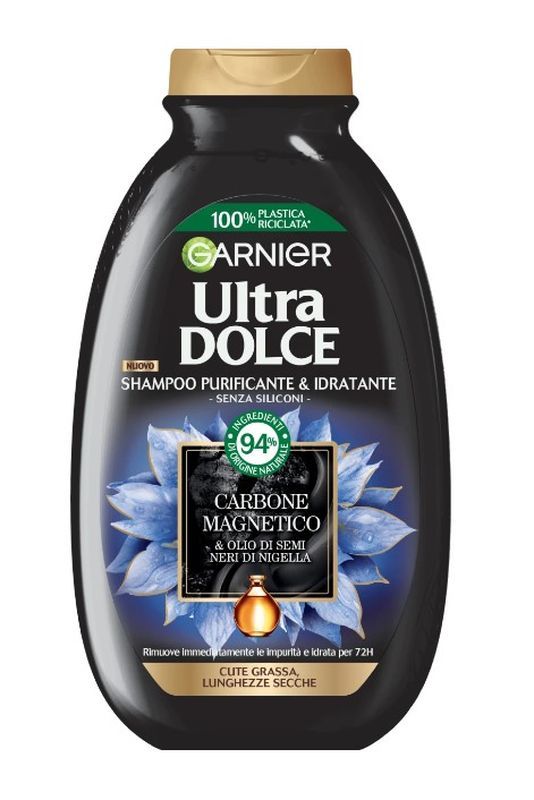 GARNIER Ultra Dolce Shampoo Carbone Magnetico 250Ml