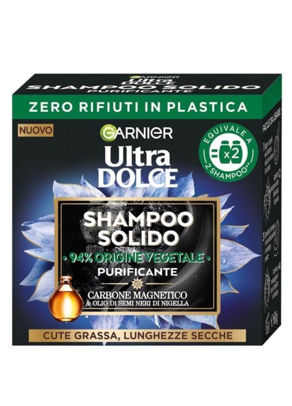 GARNIER Ultra Dolce Shampo Solido Purificante 60G