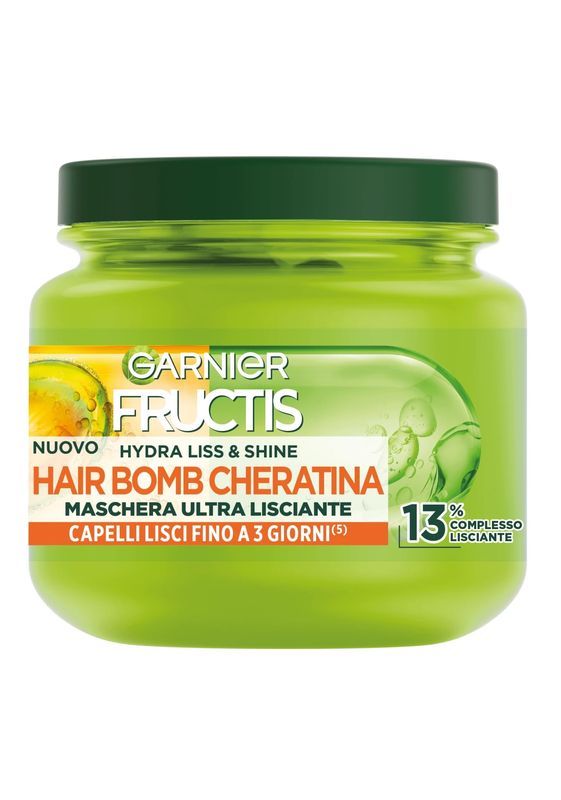 GARNIER Fructis Maschera Hydra Liss And Shine 320Ml