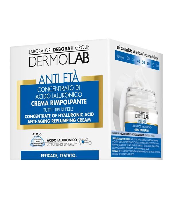 DERMOLAB Crema Anti Età Concentrato Acido Ialuronico 50Ml