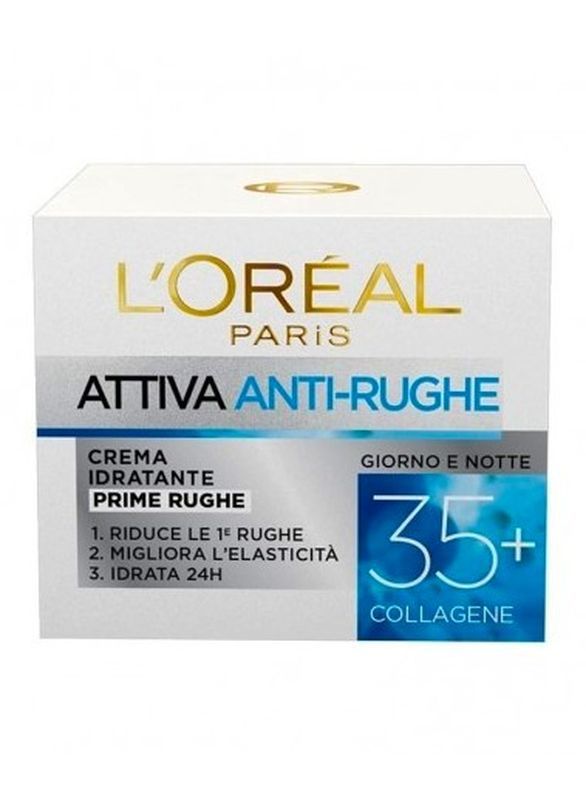 L'OREAL Crema Attiva Anti Rughe 35+ Collagene 50Ml