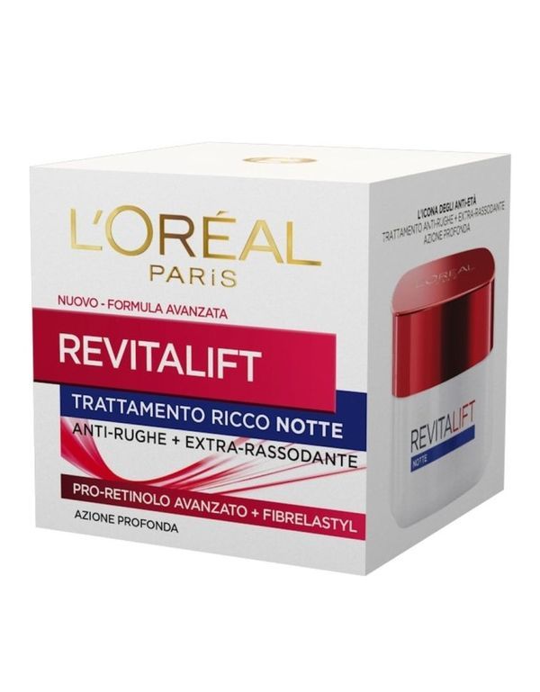 L'OREAL Crema Revitalift Trattamento Notte 50Ml