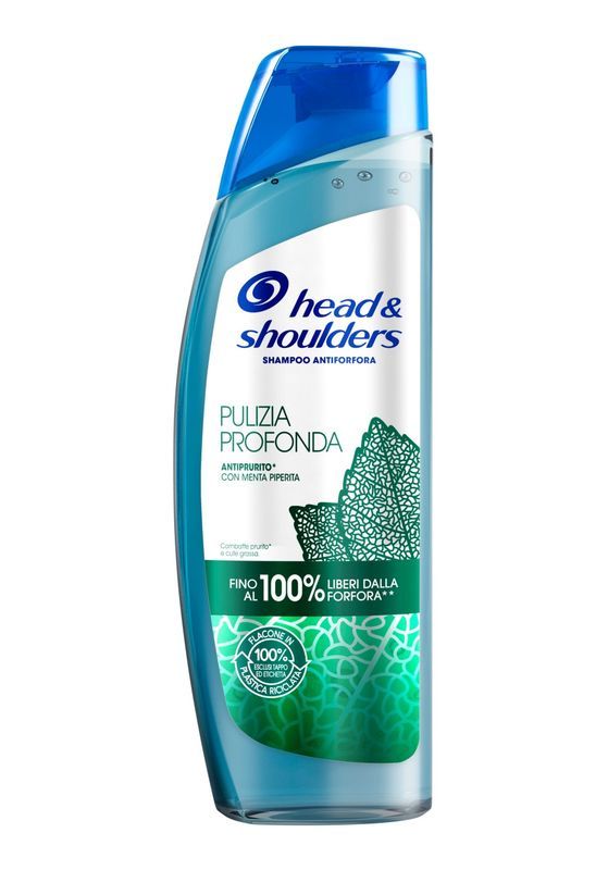 HEAD&SHOULDERS Shampoo Pulizia Profonda Antiforfora Menta Piperita 250Ml